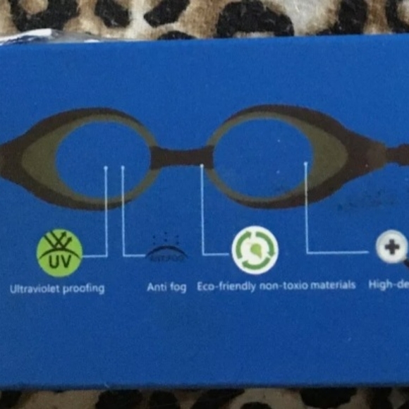 Adult Mirrored Swim Goggle, Black - Picture 2 of 5